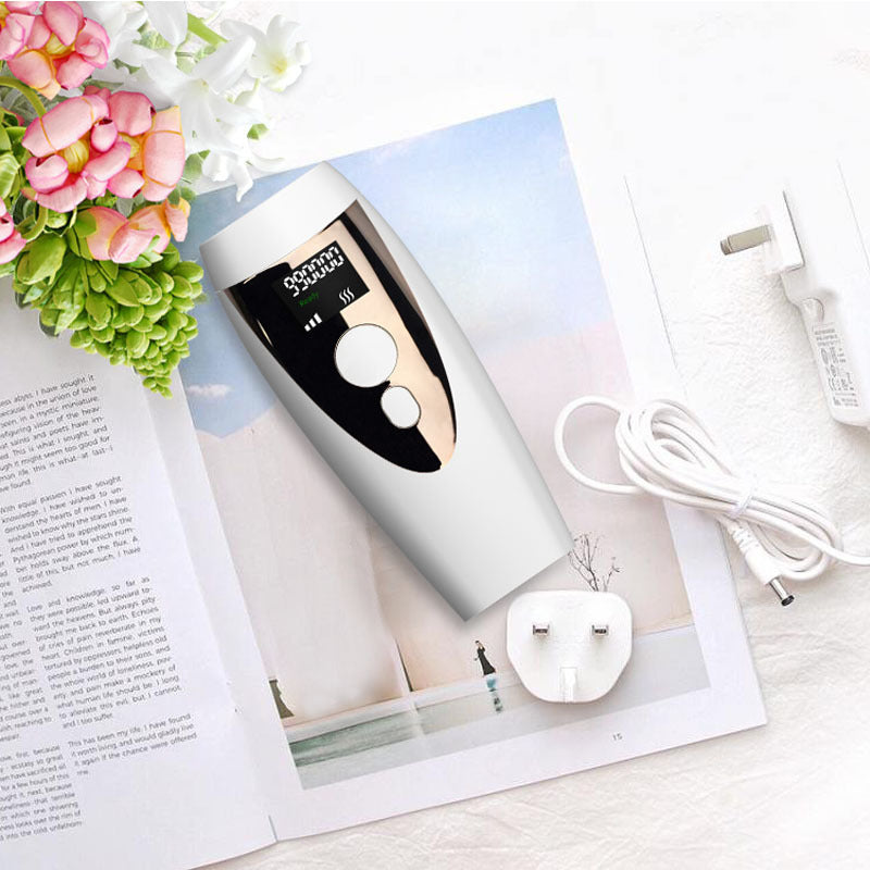 JMT-547338 Laser Hair Removal Epilator for Armpits and Sensitive Areas - Electric Shaver in White/Black, Dark Green, White/Rose Gold