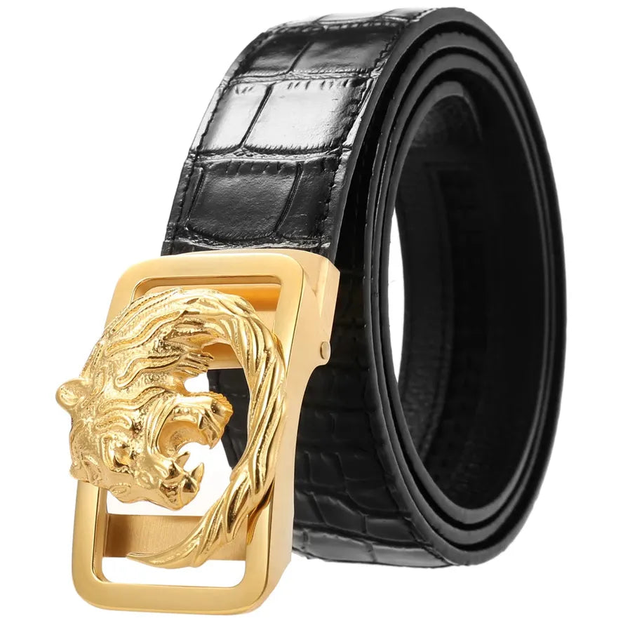 JMT-547850 Personalised Stainless Steel and Leather Belt for Custom Fit