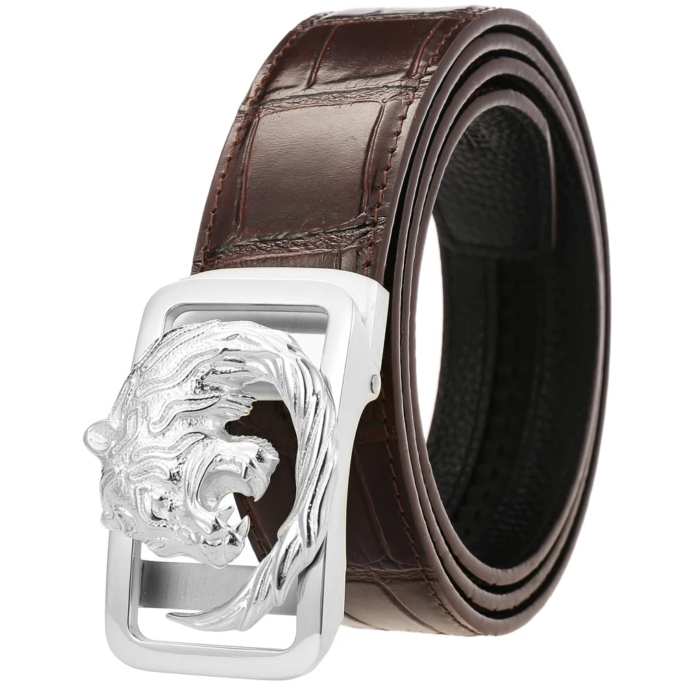 JMT-547850 Personalised Stainless Steel and Leather Belt for Custom Fit