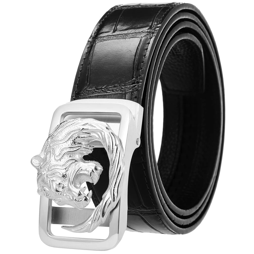 JMT-547850 Personalised Stainless Steel and Leather Belt for Custom Fit