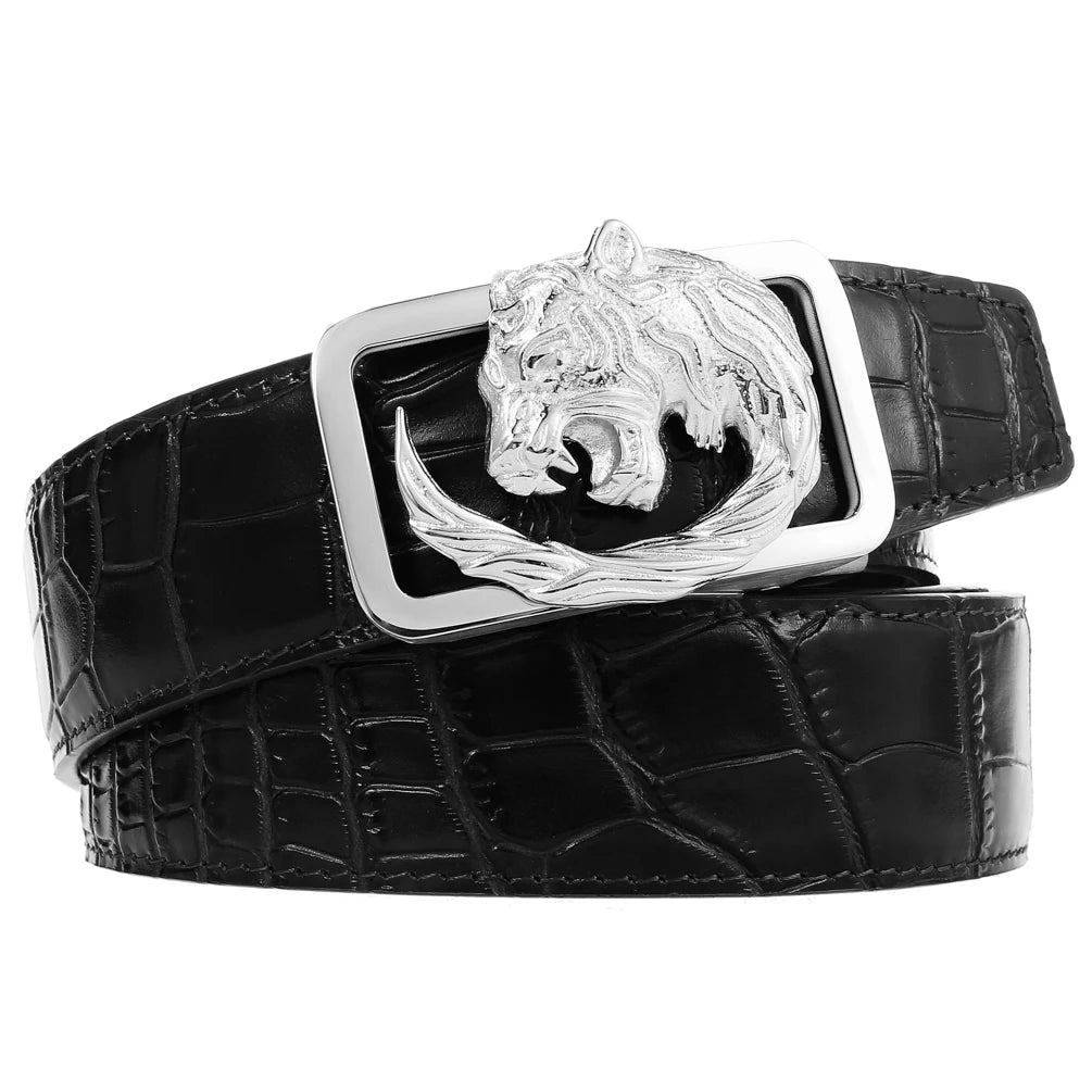 JMT-547850 Personalised Stainless Steel and Leather Belt for Custom Fit