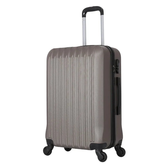 JMT-547978 Spacious 3-Piece ABS Trolley Luggage Set with Smooth-Gliding Wheels