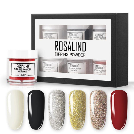 JMT-548554 Nail Art Infiltration Powder Set - Baking-Free Moisturizing Nail Glitter, 10ML