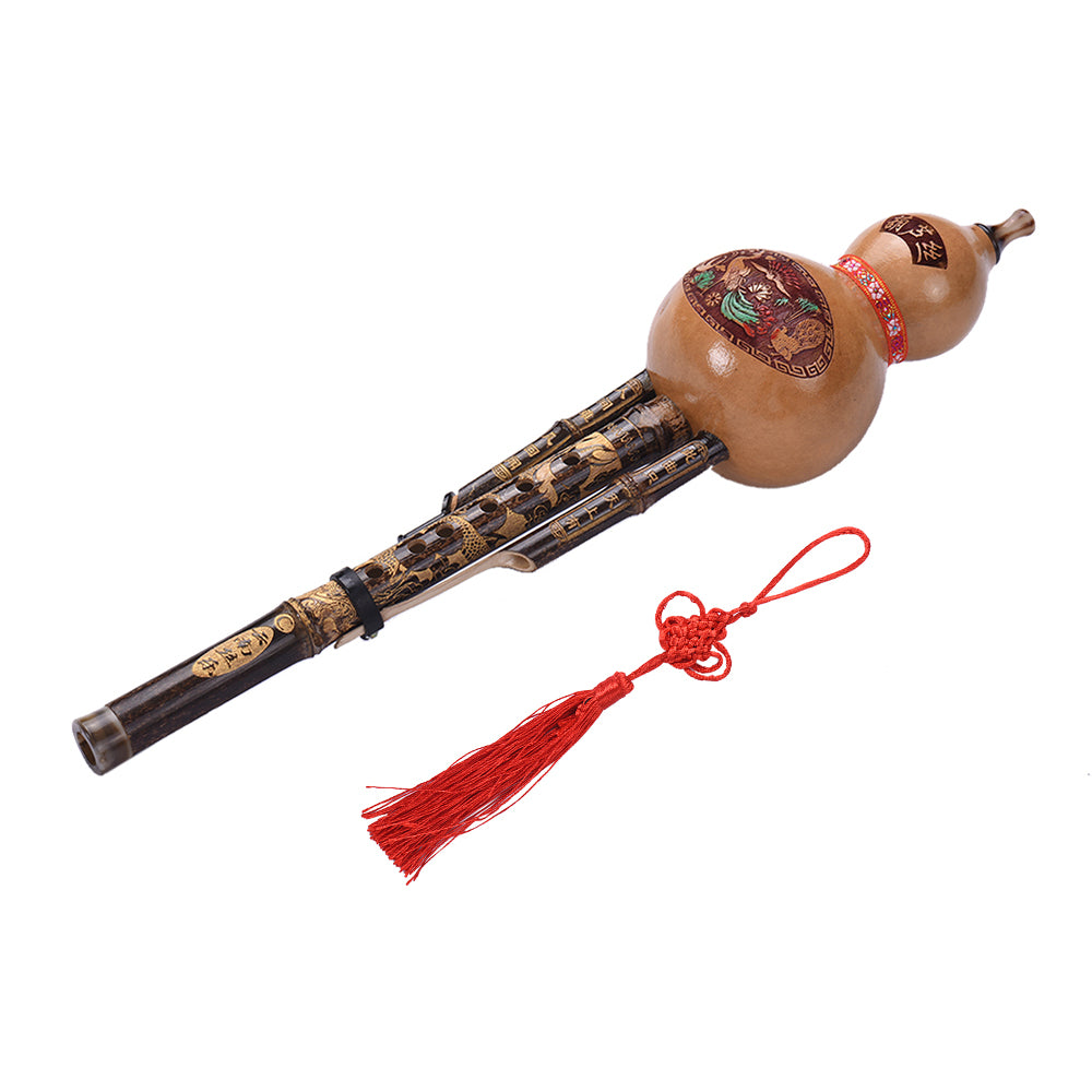 JMT-549130 C Tone Hulusi Traditional Musical Instrument with Authentic Sound