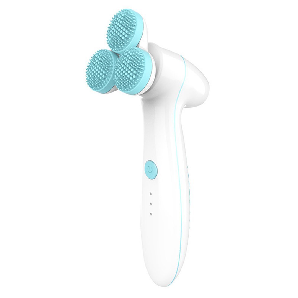 JMT-549386 3D Silicone Cleansing Brush - Gentle Deep Clean for Face with V-Shaped Design and Dual Cleaning Action