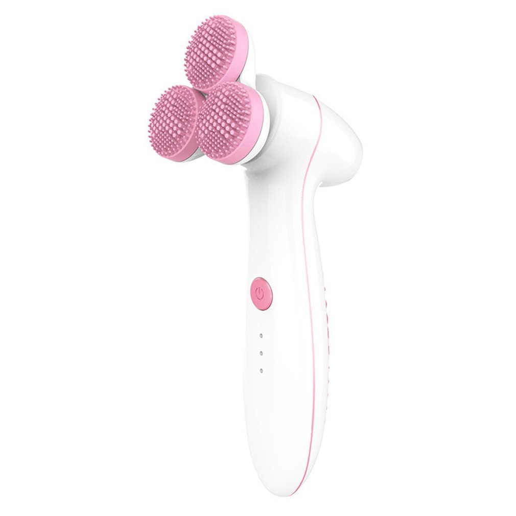 JMT-549386 3D Silicone Cleansing Brush - Gentle Deep Clean for Face with V-Shaped Design and Dual Cleaning Action
