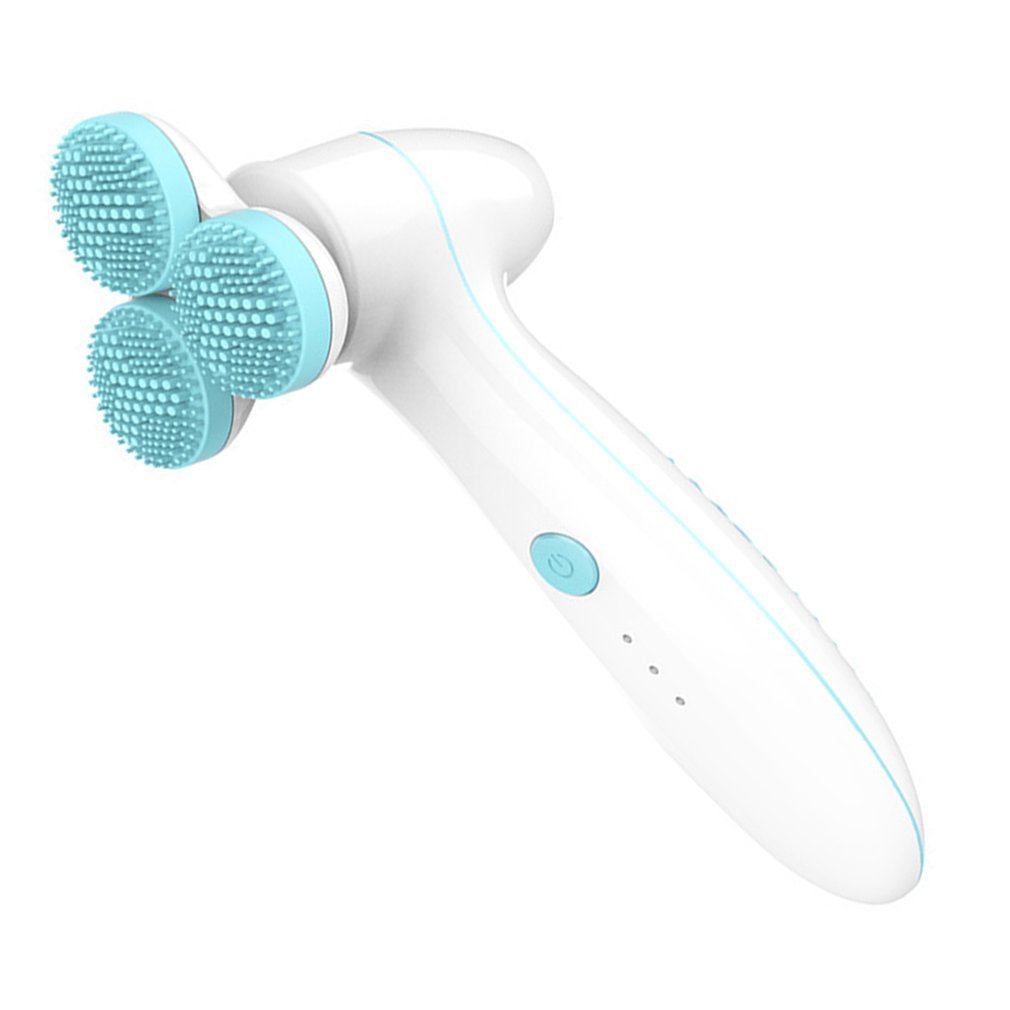 JMT-549386 3D Silicone Cleansing Brush - Gentle Deep Clean for Face with V-Shaped Design and Dual Cleaning Action