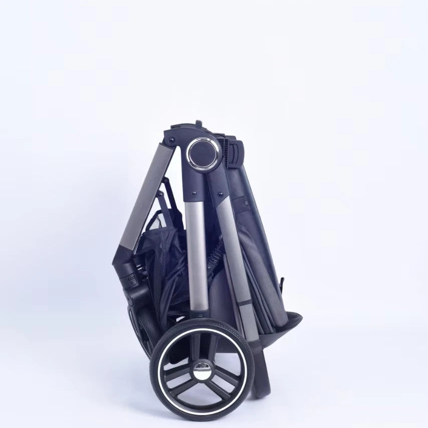 JMT-549386 Convertible Baby Stroller with Dual Direction Push, Reclining Seats, and Large Storage Basket