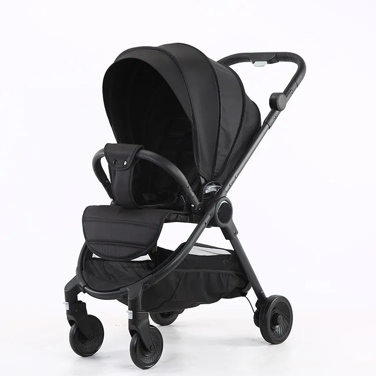 JMT-549386 Convertible Baby Stroller with Dual Direction Push, Reclining Seats, and Large Storage Basket