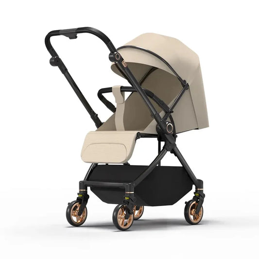 JMT-549386 Convertible Baby Stroller with Dual Direction Push, Reclining Seats, and Large Storage Basket