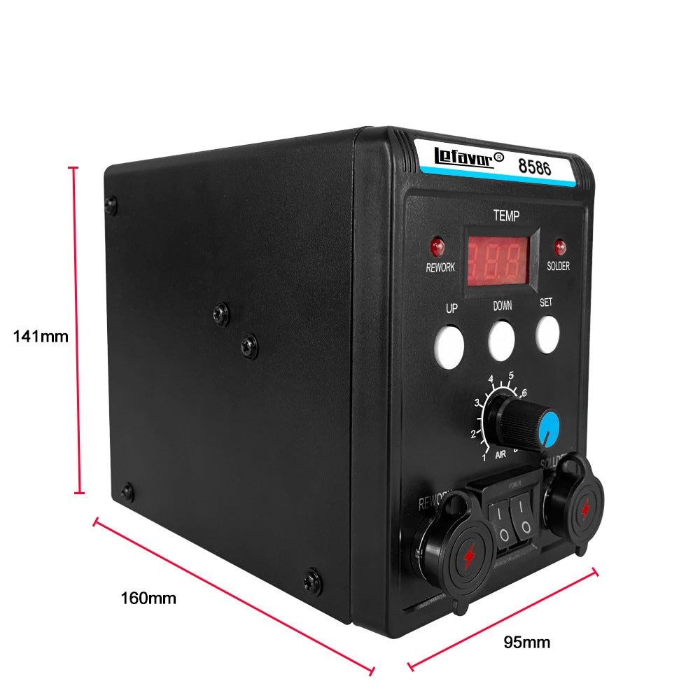 JMT-549578 Digital Temperature Control Hot Air Welding Station with Overheat Protection, 220V Voltage