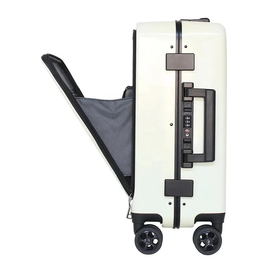 JMT-549962 16-Inch Hard Shell Travel Laptop Trolley Bag for Business and Carry-On Use