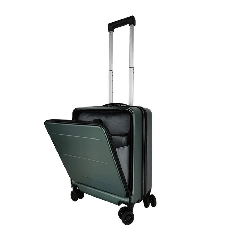 JMT-549962 16-Inch Hard Shell Travel Laptop Trolley Bag for Business and Carry-On Use