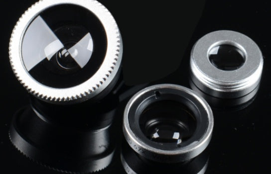 JMT-550410 3-in-1 Mobile Phone Lens: Fisheye, Wide-Angle, and Macro Attachment for Enhanced Photography