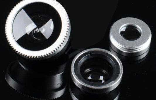 JMT-550410 3-in-1 Mobile Phone Lens: Fisheye, Wide-Angle, and Macro Attachment for Enhanced Photography
