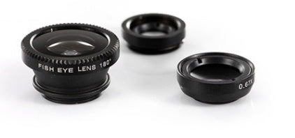 JMT-550410 3-in-1 Mobile Phone Lens: Fisheye, Wide-Angle, and Macro Attachment for Enhanced Photography