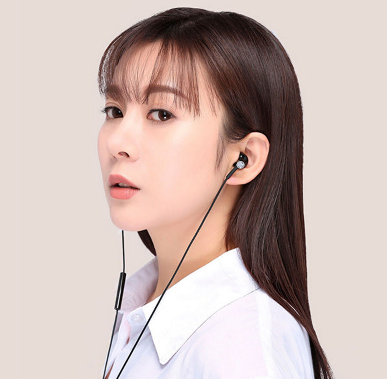 JMT-550538 Dual Driver In-Ear Headphones - 1.25m Cable, Available in Black or White