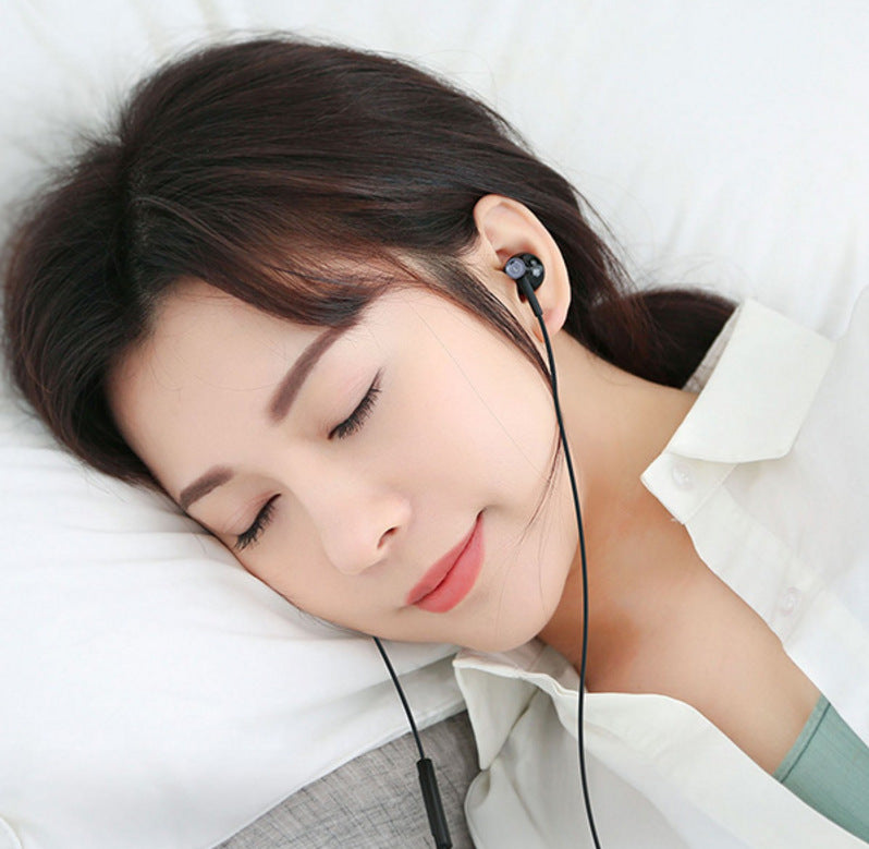 JMT-550538 Dual Driver In-Ear Headphones - 1.25m Cable, Available in Black or White