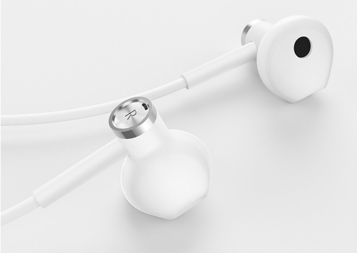 JMT-550538 Dual Driver In-Ear Headphones - 1.25m Cable, Available in Black or White