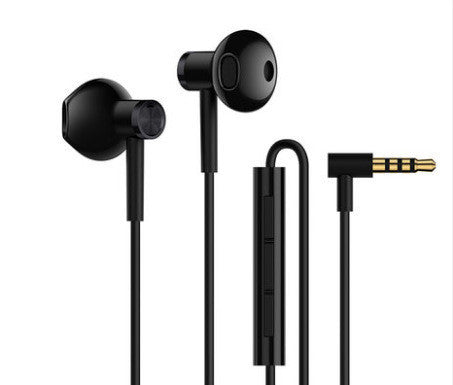 JMT-550538 Dual Driver In-Ear Headphones - 1.25m Cable, Available in Black or White