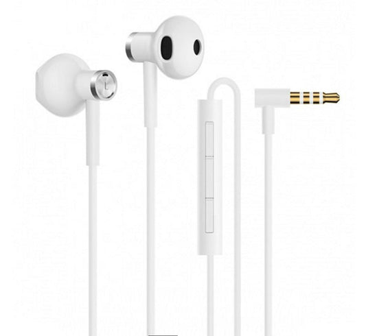 JMT-550538 Dual Driver In-Ear Headphones - 1.25m Cable, Available in Black or White