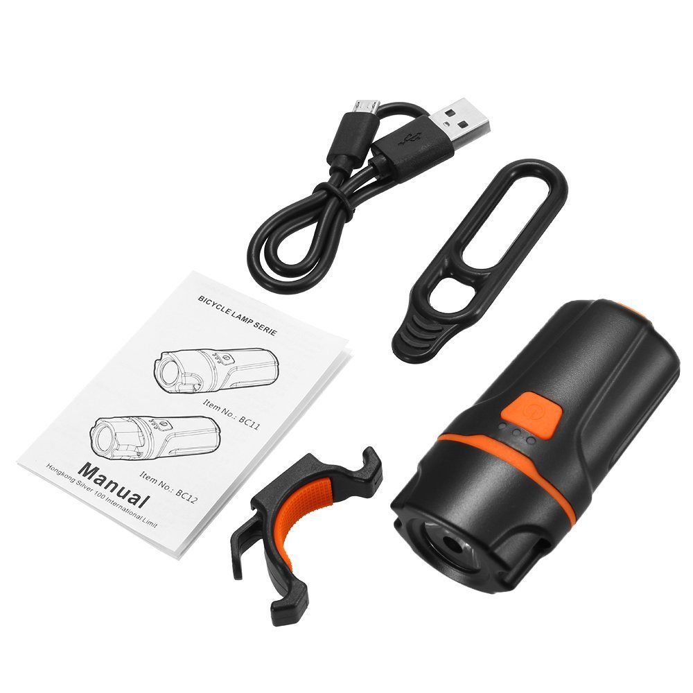 JMT-550602 USB Rechargeable Bicycle Headlight for Mountain Biking