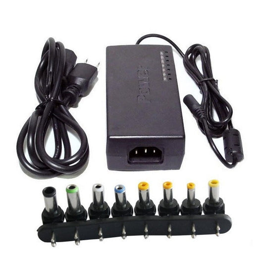 JMT-550730 Universal Multi-Function Notebook Power Adapter 12V-24V 96W with Adjustable Voltage and Multiple Interface Options