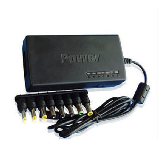 JMT-550730 Universal Multi-Function Notebook Power Adapter 12V-24V 96W with Adjustable Voltage and Multiple Interface Options