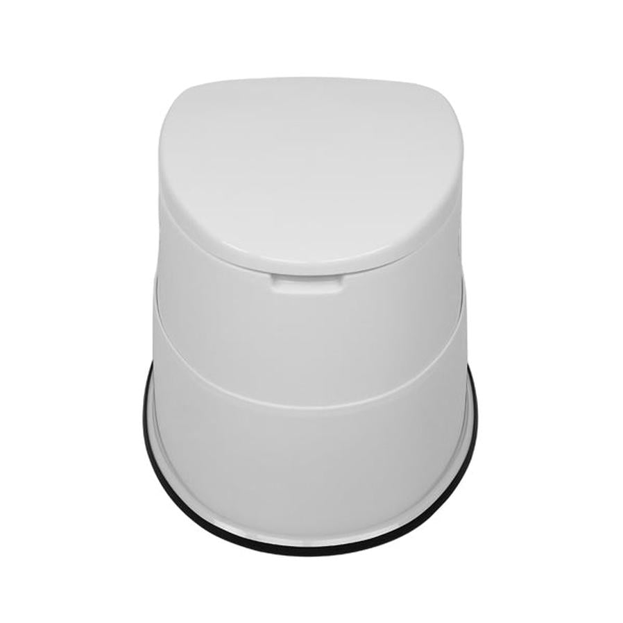 JMT-551434 White Outdoor Toilet with Anti-Slip Pad for Enhanced Safety and Stability
