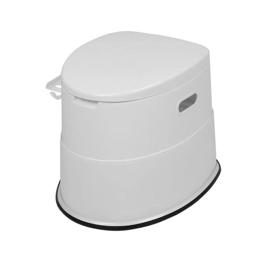 JMT-551434 White Outdoor Toilet with Anti-Slip Pad for Enhanced Safety and Stability