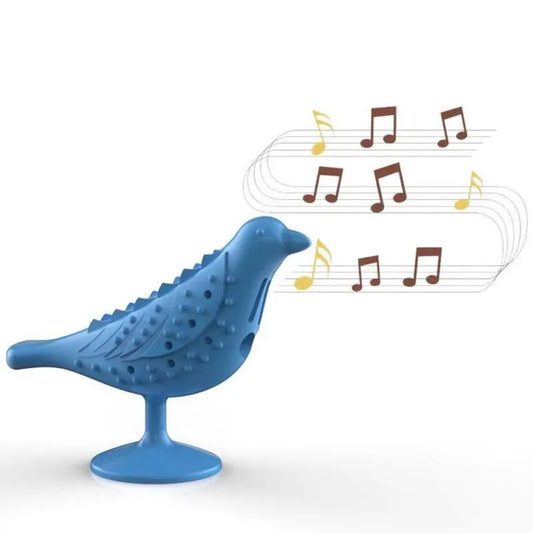 JMT-551690 Interactive Bird-Shaped Cat Toy with Suction Cup Base for Engaging Playtime and Dental Care