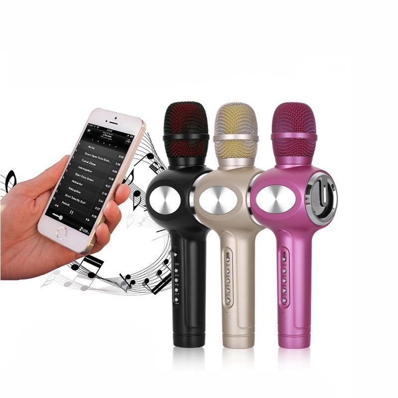 JMT-551882 Capacitive Mobile Microphone with Echo Reverberation, 5W Dual Output, 2000mAh Battery