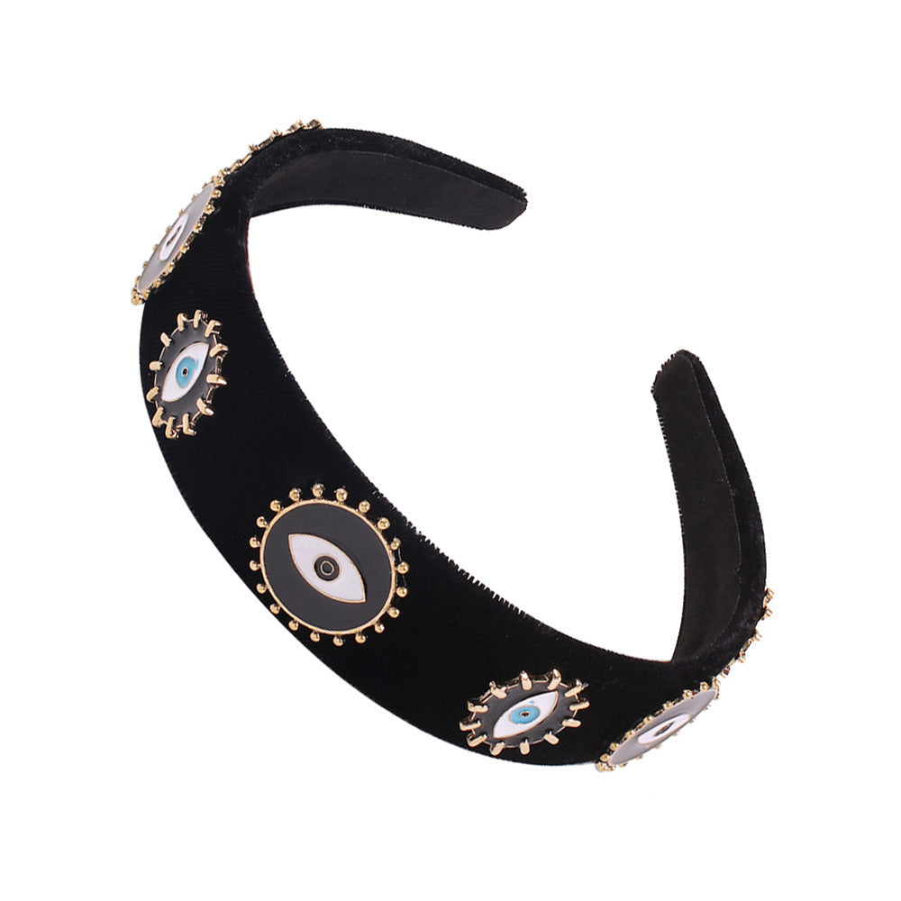 JMT-552074 Alloy Drop Oil Love Hairpin and Headband Set in Geometric Styles - Multiple Colors Available