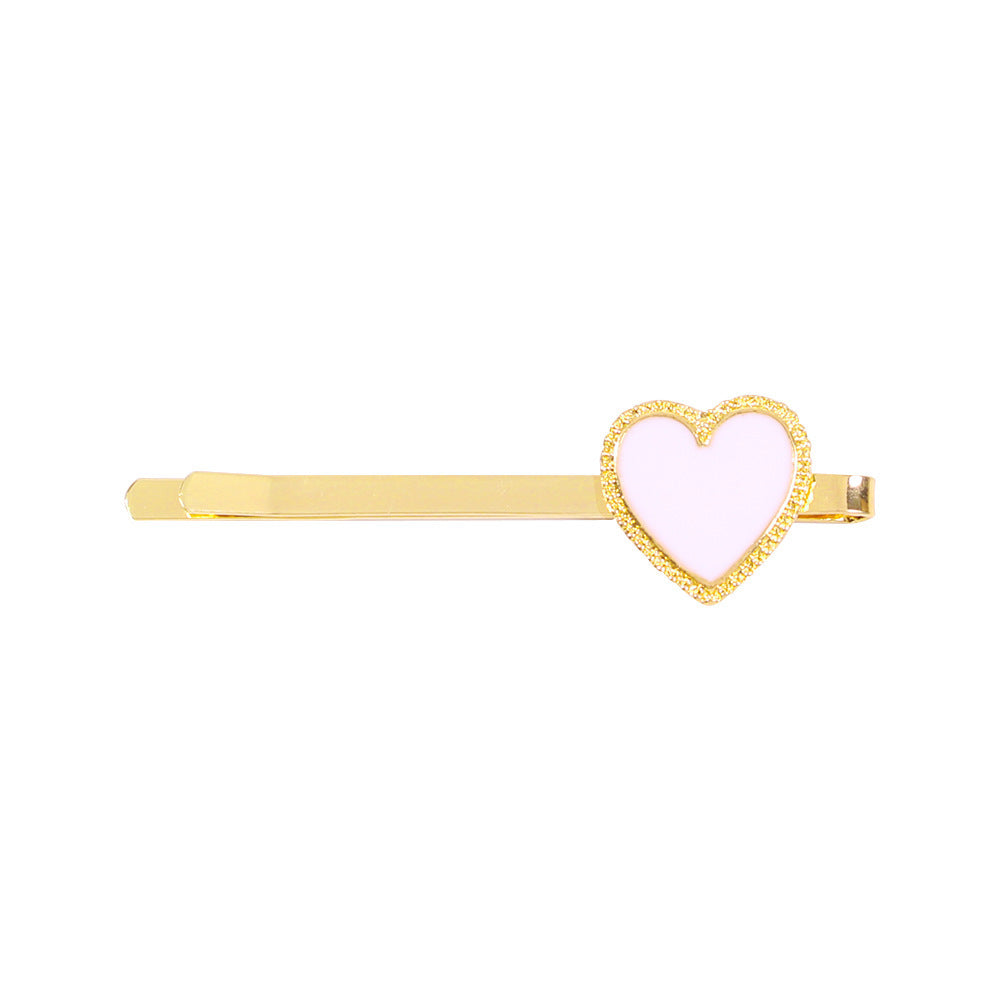 JMT-552074 Alloy Drop Oil Love Hairpin and Headband Set in Geometric Styles - Multiple Colors Available