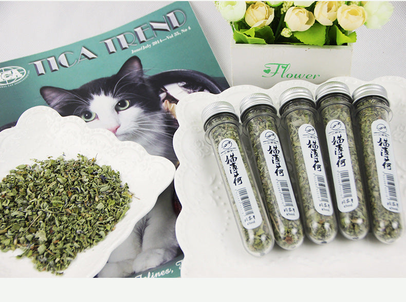 JMT-552842 Catnip Leaves for Cats – Natural Mint Flavor, 45ml, Rich in Vitamins and Minerals, Ideal for Food, Toys, and Stress Relief