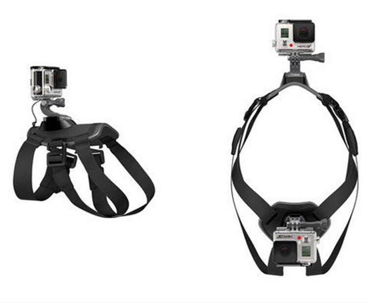 JMT-553034 Adjustable Dog Chest Strap for GoPro Camera – Ideal for Capturing Adventures from Your Pet's Perspective