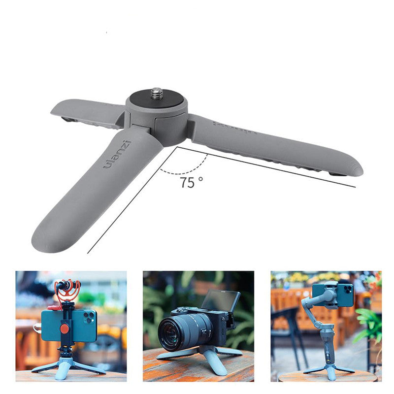 JMT-553546 Aluminum Alloy Mobile Phone Tripod for Sports Cameras and Micro Single Stabilizers