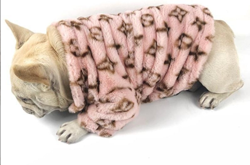 JMT-553610 Leopard Print Coat for Dogs - Cotton Spring and Autumn Apparel