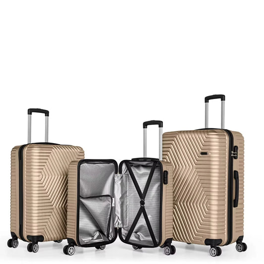 JMT-553738 Lightweight 28 Inch Spinner Luggage Set with 4 Wheels for Effortless Travel