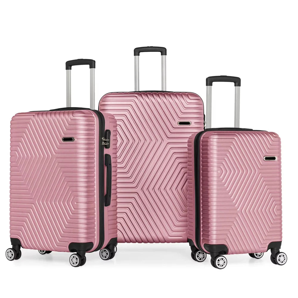 JMT-553738 Lightweight 28 Inch Spinner Luggage Set with 4 Wheels for Effortless Travel