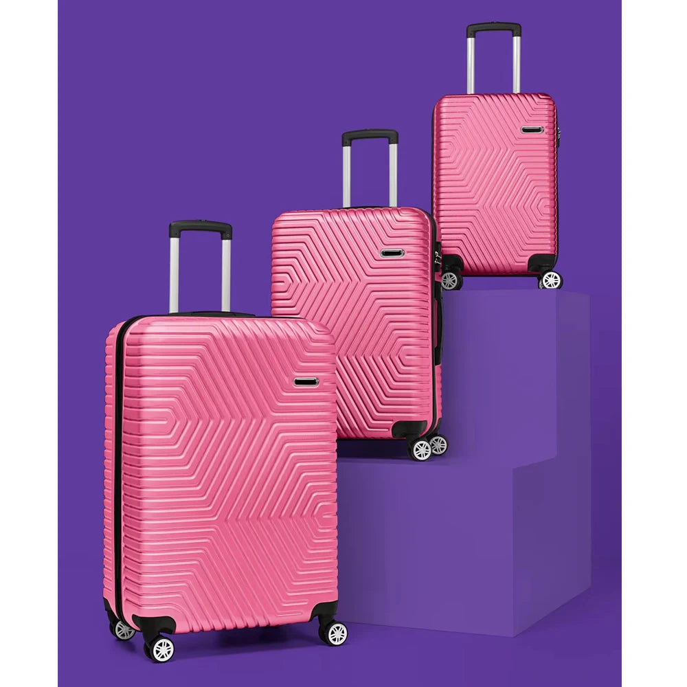JMT-553738 Lightweight 28 Inch Spinner Luggage Set with 4 Wheels for Effortless Travel