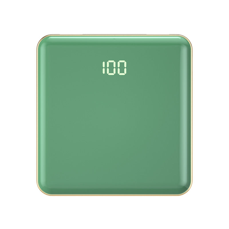 JMT-553866 Ultra-Thin 20000mAh Mini Power Bank with Integrated Cable and Multiple USB Outputs