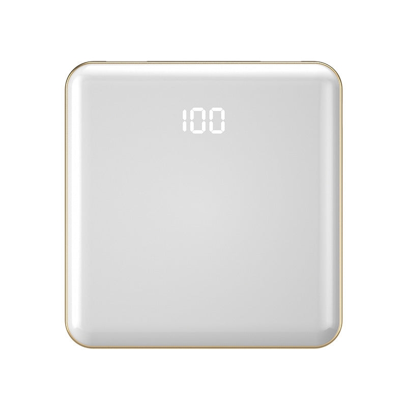 JMT-553866 Ultra-Thin 20000mAh Mini Power Bank with Integrated Cable and Multiple USB Outputs