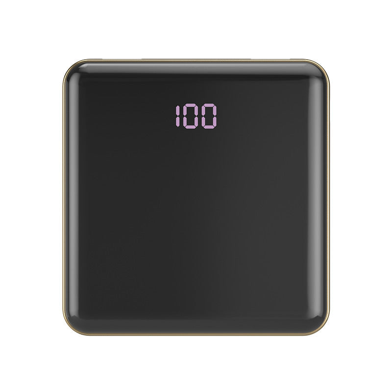 JMT-553866 Ultra-Thin 20000mAh Mini Power Bank with Integrated Cable and Multiple USB Outputs