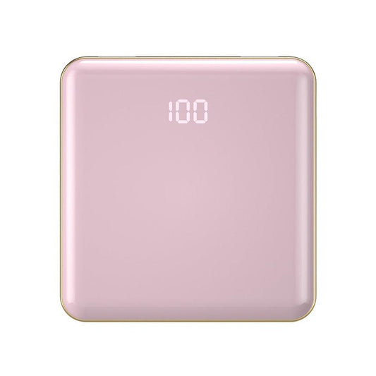 JMT-553866 Ultra-Thin 20000mAh Mini Power Bank with Integrated Cable and Multiple USB Outputs