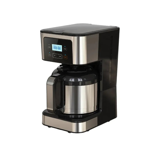 JMT-554122 Automatic Touch Panel Drip Coffee Maker with Thermal Jar and LED Display Screen