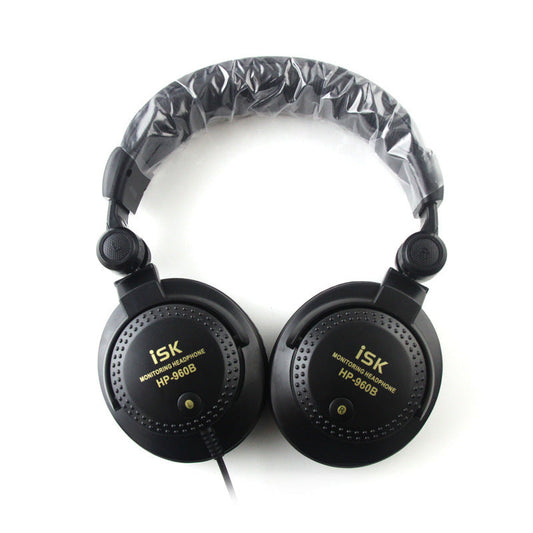 JMT-554506 Professional Fully Enclosed Recording Monitor Headphones with 3m Cable - Black, 200mW Maximum Power