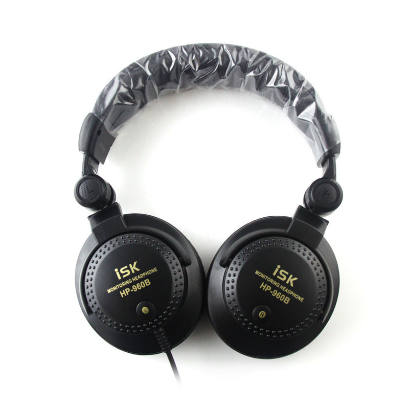 JMT-554506 Professional Fully Enclosed Recording Monitor Headphones with 3m Cable - Black, 200mW Maximum Power