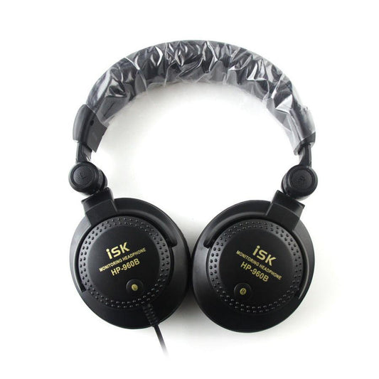 JMT-554506 Professional Fully Enclosed Recording Monitor Headphones with 3m Cable - Black, 200mW Maximum Power