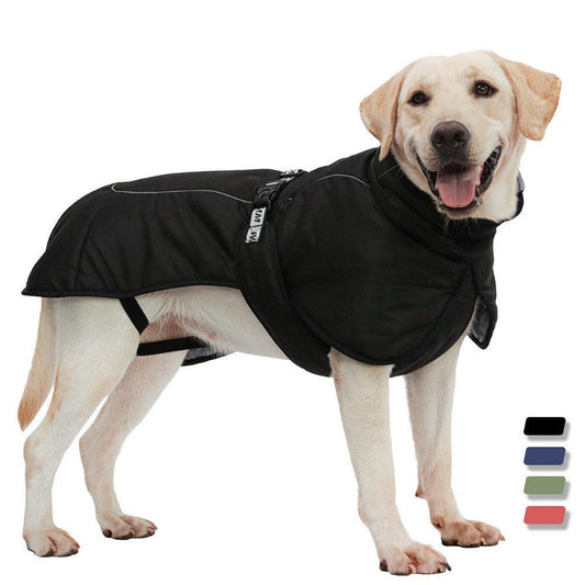 JMT-554762 Autumn Dog Cloak - Thickened Warm Pet Clothing for Large Dogs in Multiple Colors
